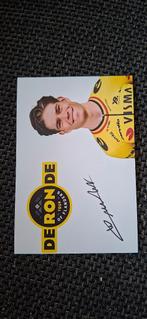 Foto Wout van Aert met handtekening (print) Ronde Vlaanderen, Verzamelen, Sportartikelen en Voetbal, Ophalen of Verzenden, Nieuw