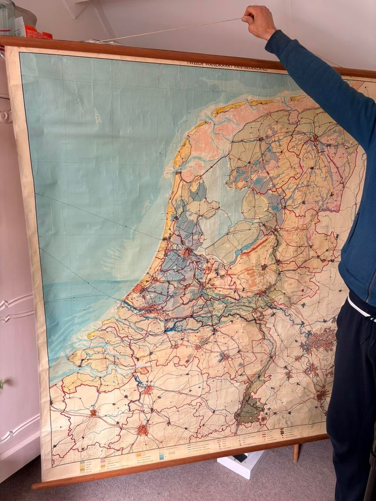 Wolters Noordhof 1968 Nederland, Ophalen of Verzenden, Aardrijkskunde