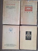 vier vroege boekenweekgeschenken 1932, 1933, 1935, 1940, Ophalen of Verzenden, Gelezen