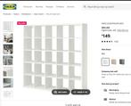 IKEA KALLAX KAST 5X5 25 VAKS, XXL, MOET WEG, Ophalen, Met plank(en), Gebruikt, Wit