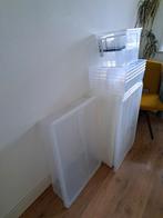 7 IKEA Samla bakken met deksel en 4 inzetstukken, Ophalen, Kunststof, Gebruikt, 50 tot 100 cm