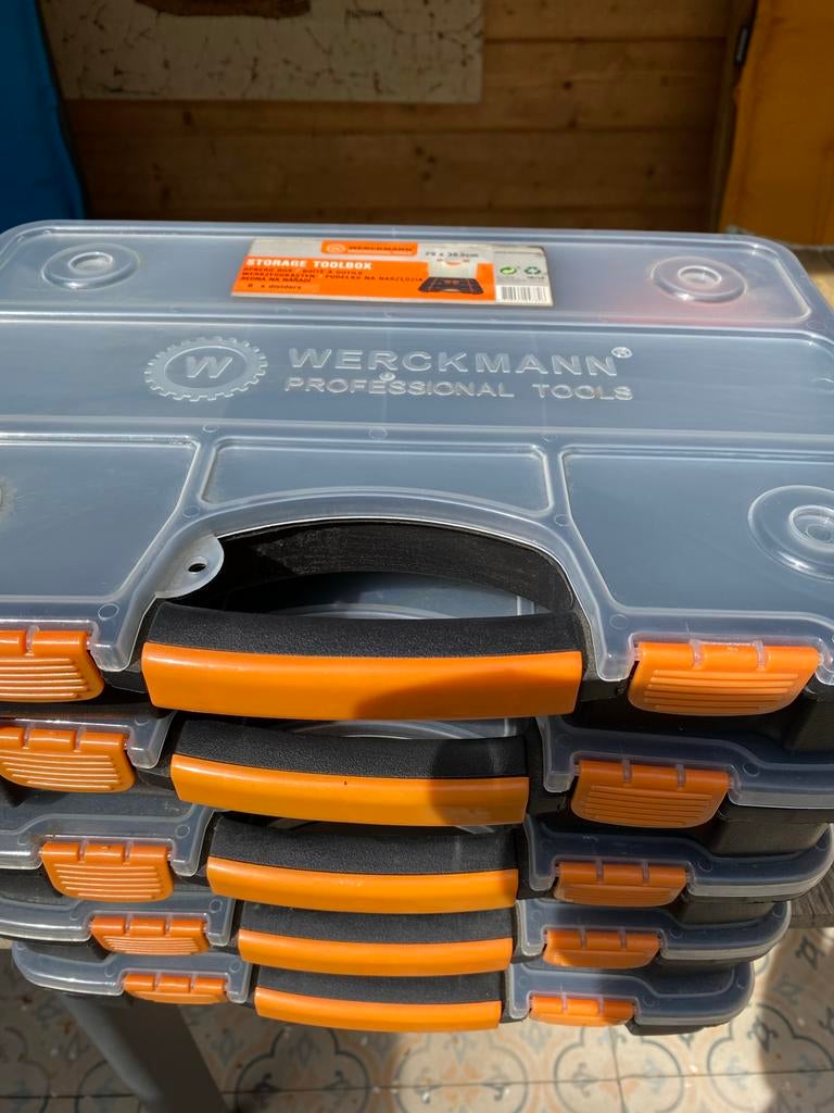 Werckmann opbergboxen, 5 stuks, Doe-het-zelf en Verbouw, Gereedschapskisten, Ophalen, Zo goed als nieuw