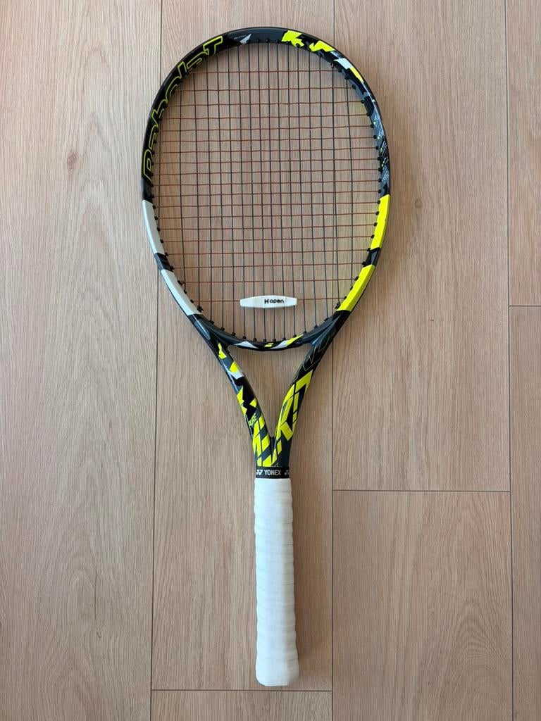 Babolat Pure Aero 300g, L2, Ophalen of Verzenden, Zo goed als nieuw, Racket