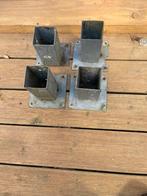 Paalhouders 71x71x150, Ophalen of Verzenden, Zo goed als nieuw, 250 mm of meer