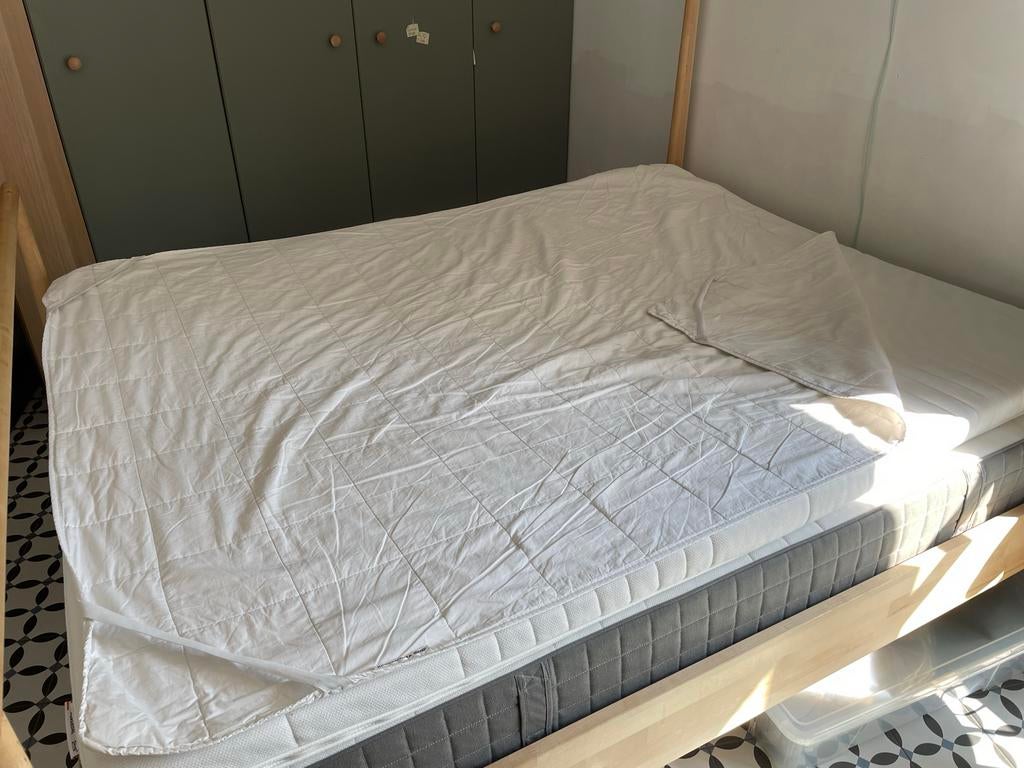 IKEA Tussöy topper / oplegmatras 160x200cm, 8,5cm dik, Ophalen, Gebruikt, Tweepersoons, Overige maten