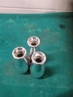 vaasjes zilver kleurig aardewerk, Ophalen of Verzenden, 'T Olde Gre-j, Info@toldegrej.nl, Endepoelstraat 20f Didam