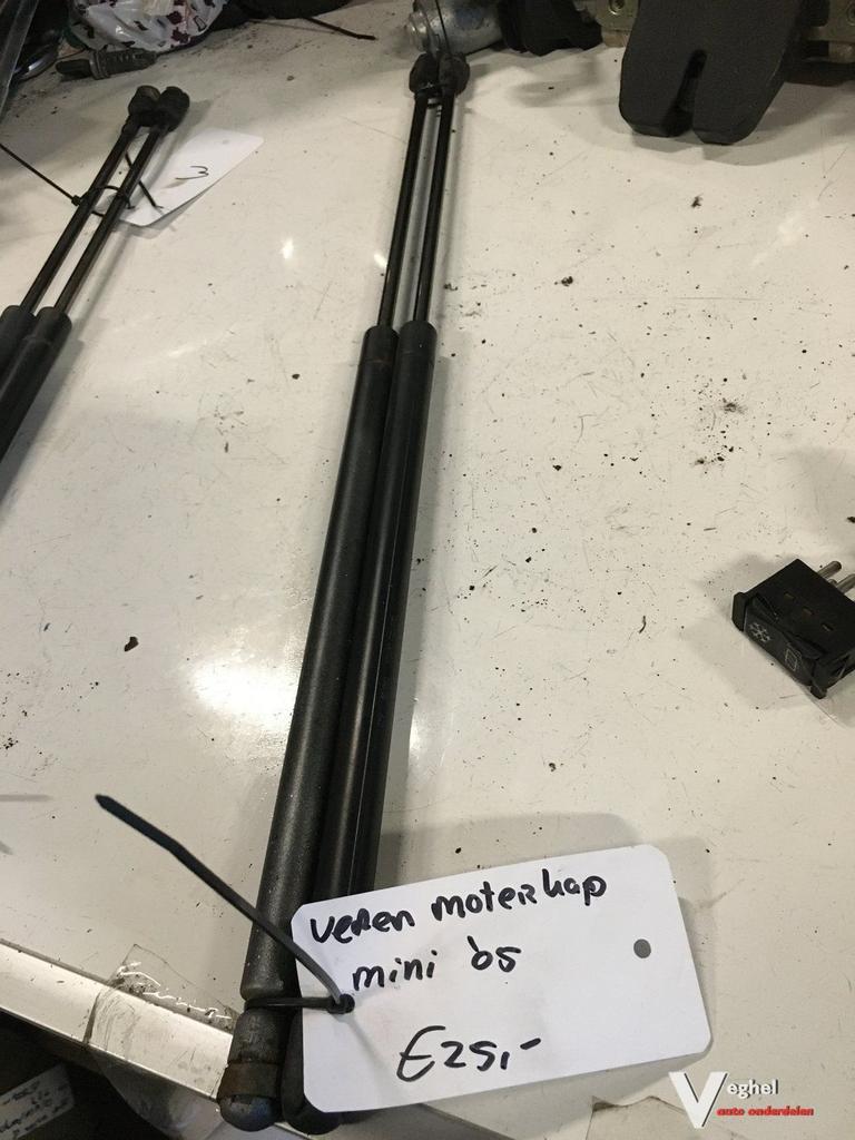 Mini Cooper 2005 Gasveren  set Motorkap, Auto-onderdelen, Carrosserie en Plaatwerk, Gebruikt, -, -, Ophalen of Verzenden