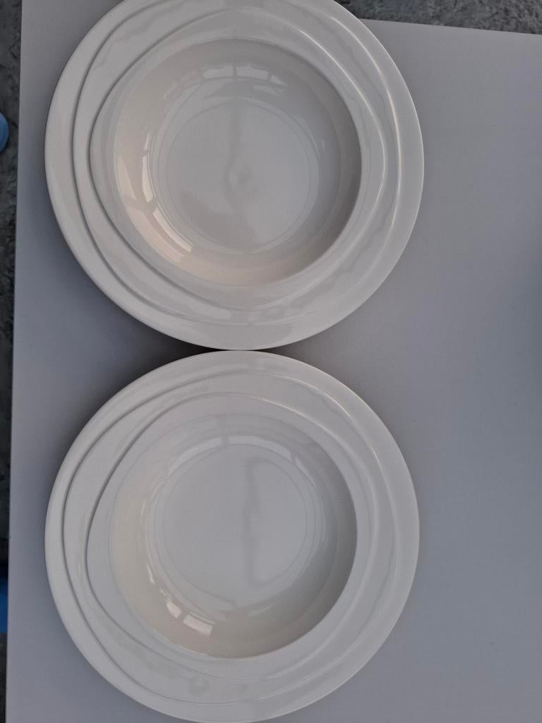 Jamie Oliver diepe borden Waves - 2 stuks, Huis en Inrichting, Keuken | Servies, Ophalen of Verzenden, Zo goed als nieuw, Bord(en)