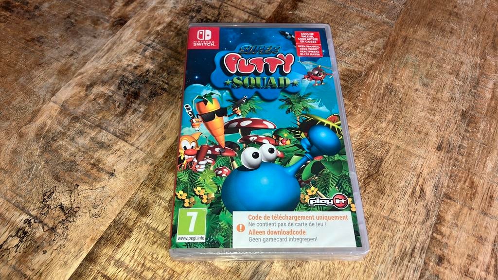 Super Putty Squad gesealed (Download Code), Ophalen, Zo goed als nieuw, Met 1 controller, Switch Original
