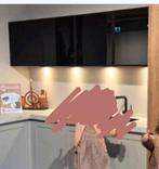 4 zwarte keukenkastjes met licht NIEUW, Ophalen, Nieuw