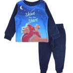 Lion King Fleece Pyjama Blauw - Maat 92 - 104 - Disney, Disney, Nacht- of Onderkleding, Nieuw, Ophalen of Verzenden