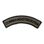 Straatnaam met Velcro COMMANDOTROEPEN, Ophalen of Verzenden, Landmacht, Nederland, Embleem of Badge