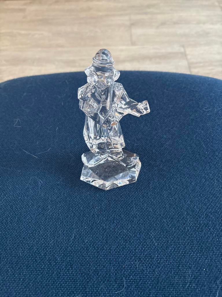 Kristallen sculptuur clown, Antiek en Kunst, Ophalen of Verzenden