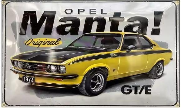 MANTA BANNER 60X90 CM MET BEVESTIGGINGS OGEN vd MANTA FANS, Ophalen of Verzenden, Nieuw