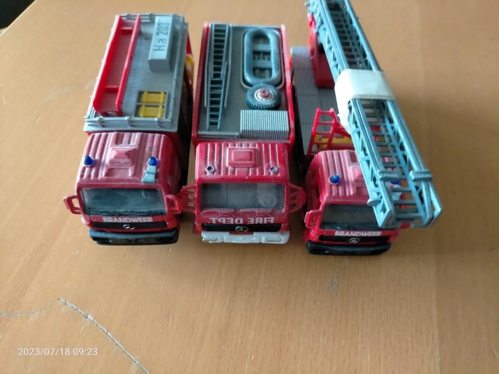 3 Brandweer wagens, Ophalen of Verzenden, Zo goed als nieuw