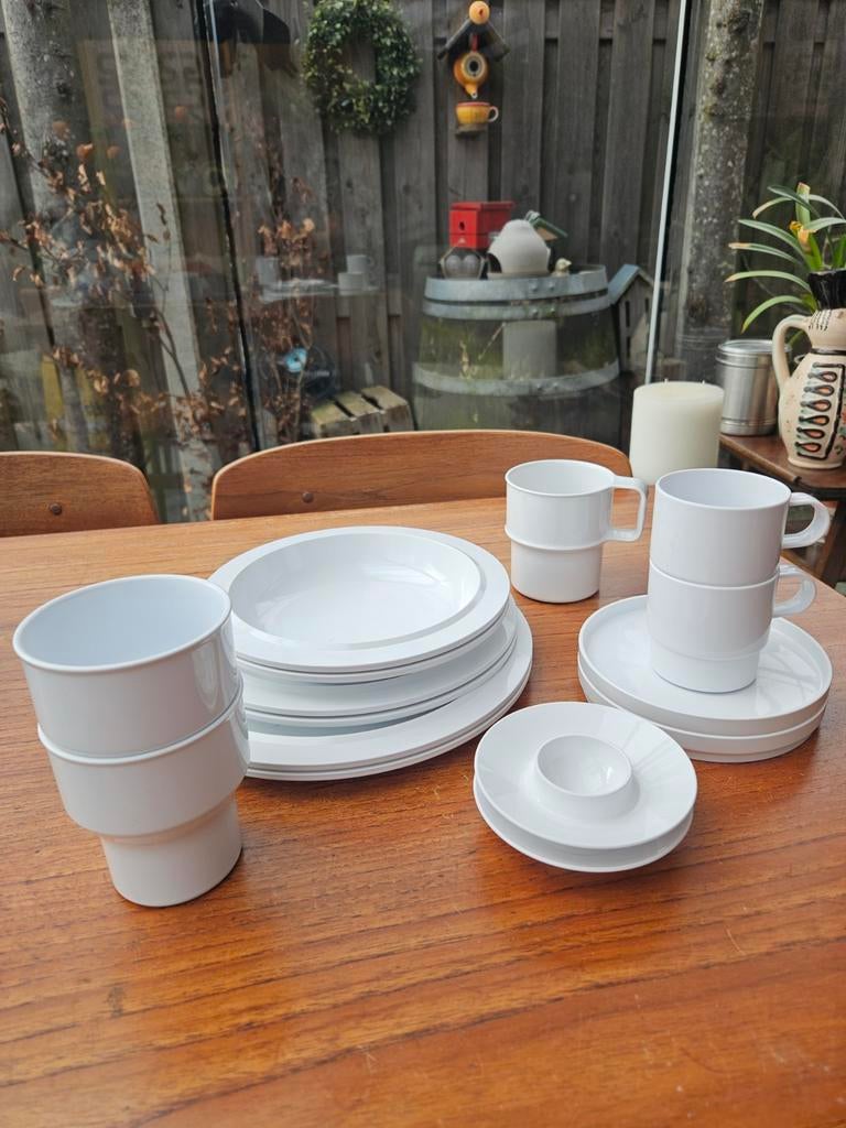 Mepal servies Wit 2 personen, Ophalen of Verzenden
