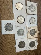 9 stuks willem III guldens, 1 gulden, Koning Willem III, Setje, Zilver
