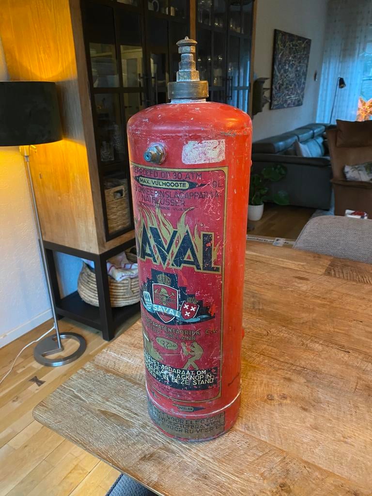 Saval, Ophalen of Verzenden, Gebruikt, Brandblusser