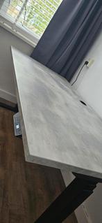 Lineaflex MRC PRO-L Zit-sta bureau 160x80cm met memory, Ophalen, Zit-sta bureau, Spaanplaat of MDF, Zo goed als nieuw