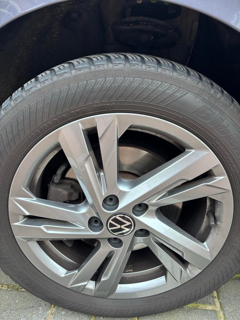 Orgineel Volkswagen Polo R-line 2022  velgen All Season, Auto-onderdelen, Banden en Velgen, Ophalen, Gebruikt, 16 inch, Banden en Velgen