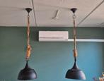 2 industriële hanglampen, Huis en Inrichting, Ophalen, Overige materialen, Zo goed als nieuw, 75 cm of meer