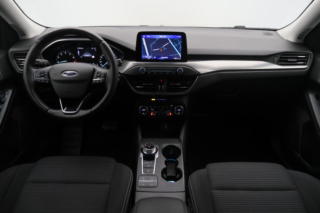 Ford FOCUS Wagon 1.0 EcoBoost Titanium Business Climate, Win, Stof, Gebruikt, 715 kg, Blauw