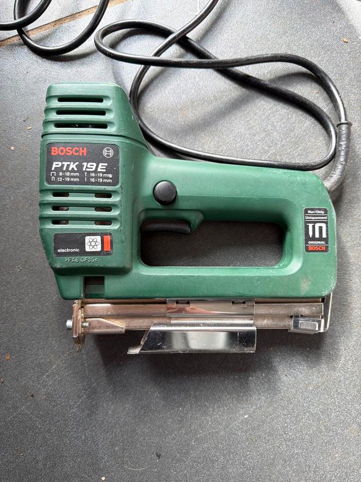 Bosch PTK 19 E Elektrische Tacker, Doe-het-zelf en Verbouw, Gereedschap | Overige machines, Gebruikt, Ophalen of Verzenden