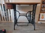 Gietijzeren Singertafel/bureau met originele lade en blad, Ophalen of Verzenden