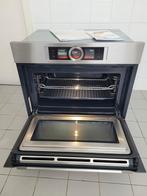 Prachtige Bosch RVS combi magnetron met 4D hetelucht, Ophalen, Zo goed als nieuw, Oven, Inbouw