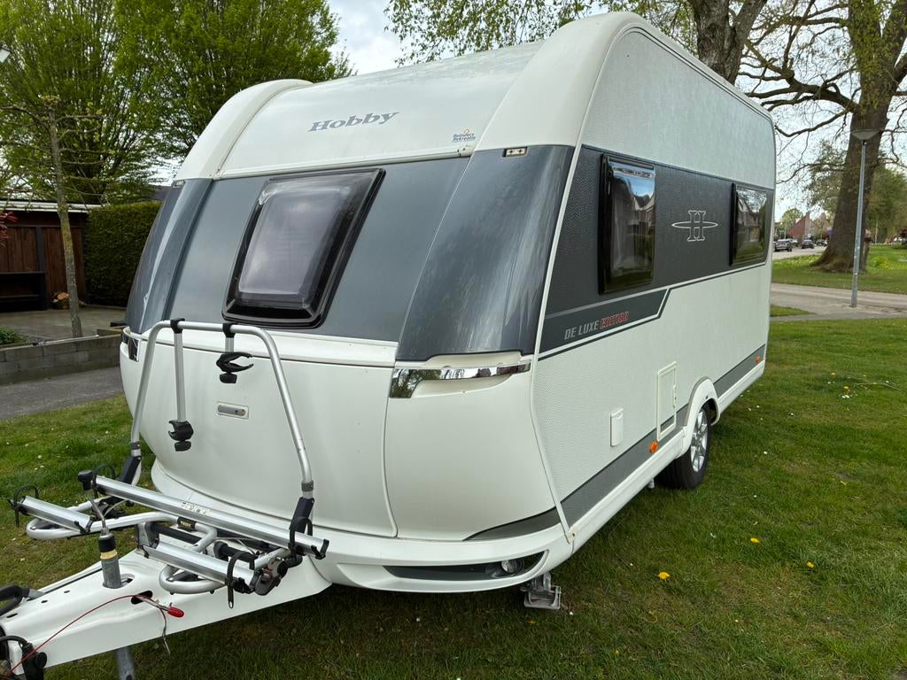 Prachtige Hobby 440 (Nieuwstaat, Mover, nieuwe voortent), Caravans en Kamperen, Tenten, Ophalen