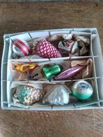 Doos nr groen 3 zijn 9 oude glazen kerstballen, Diversen, Ophalen of Verzenden, Gebruikt