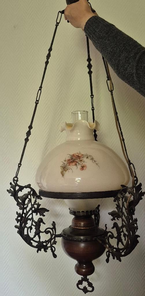 vintage hanglamp, Ophalen, Gebruikt, Vintage, Minder dan 50 cm