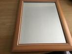 Mooie spiegel met houten lijst 60x40, Nieuw, Ophalen of Verzenden, Minder dan 100 cm, Rechthoekig