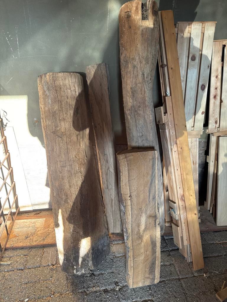 Diverse partijen gebruikt eiken balken, Ophalen, Gebruikt, Eiken, Balk