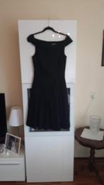 Zwarte jurk met boothals, Ophalen of Verzenden