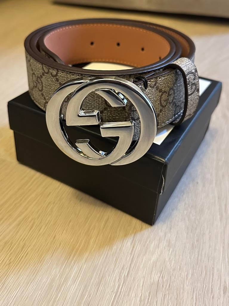 Gucci riem, Kleding | Dames, Riemen en Ceinturen, Ophalen of Verzenden, Zo goed als nieuw, Zwart, 100 cm of meer