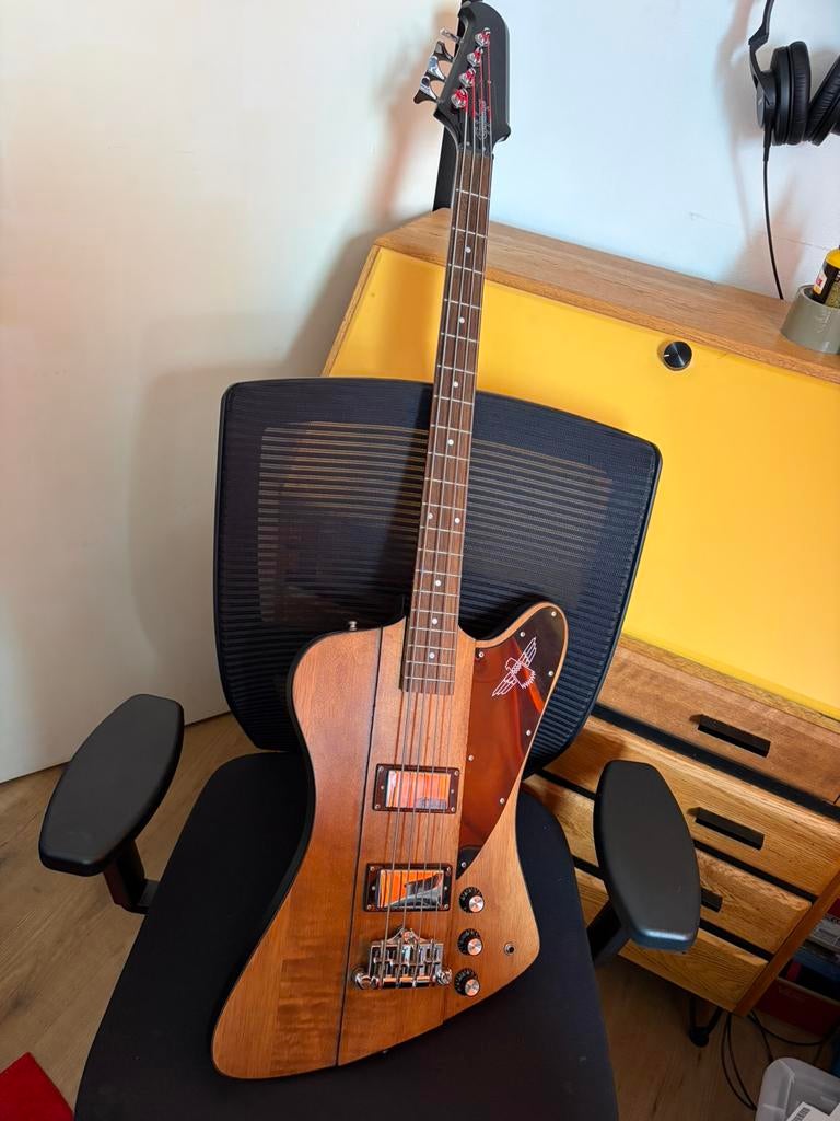 Epiphone thunderbird IV bas, Ophalen of Verzenden, Zo goed als nieuw, Solid body, Overige merken