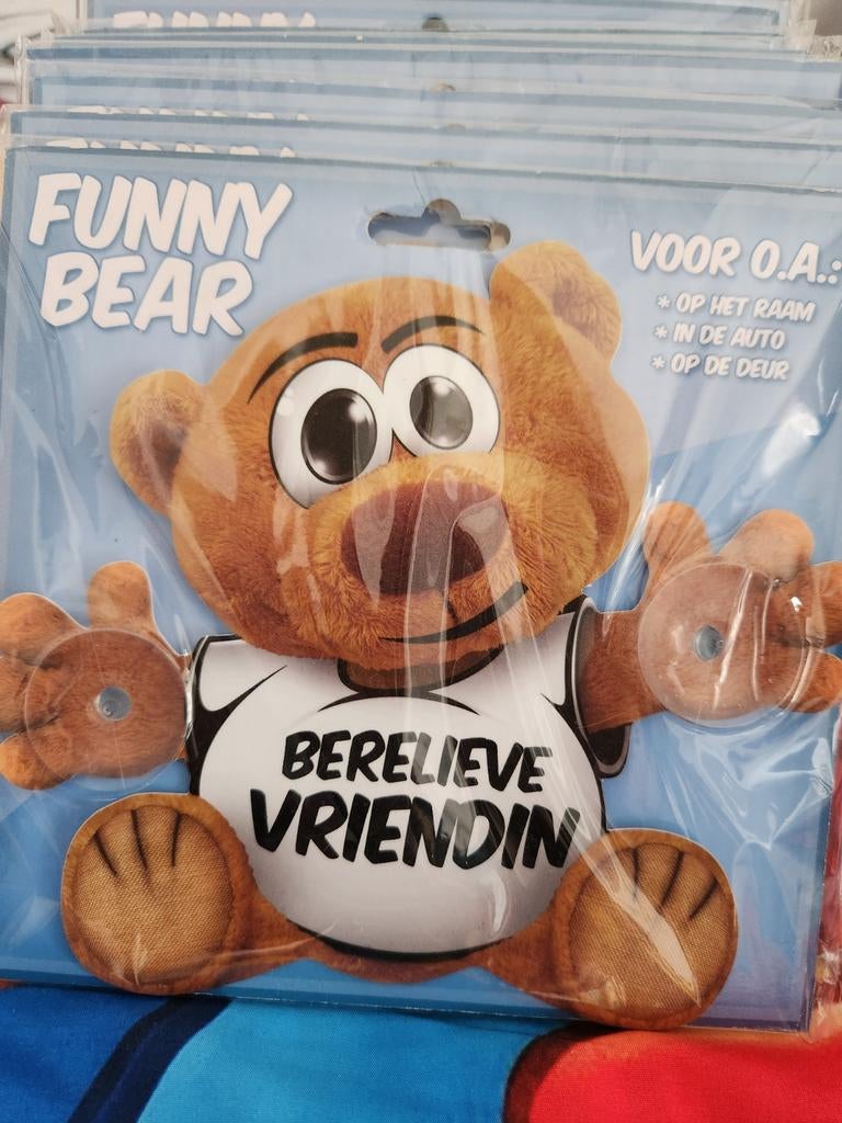 Funny Bear 'Berelieve Vriendin' zuignap beer, Ophalen of Verzenden, Nieuw, Overige typen, Overige
