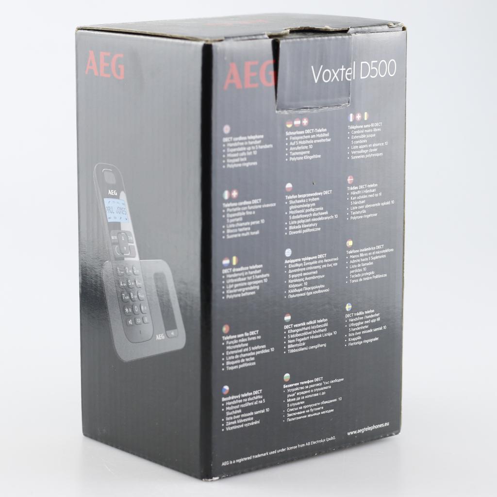 AEG Voxtel D500 Telefoon | Nieuw in doos, AEG, Zo goed als nieuw, Support@afg.com, Heinrich-Hertz-Str. 4
64331 Weiterstadt
Germany