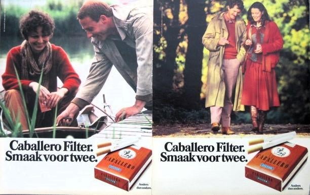 15 vintage advertenties Caballero sigaretten 67-81 sigaret, Verzamelen, Ophalen of Verzenden, Gebruikt