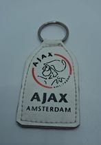 Ajax Amsterdam Sleutelhanger - Wit Leer, Ophalen of Verzenden