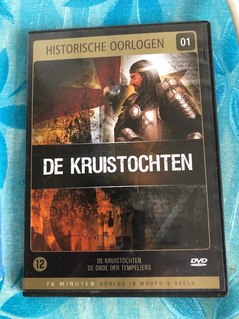 De kruistochten/dvd/ de orde der tempeliers 75 min oorlog in, Ophalen of Verzenden, Nieuw in verpakking, Oorlog of Misdaad