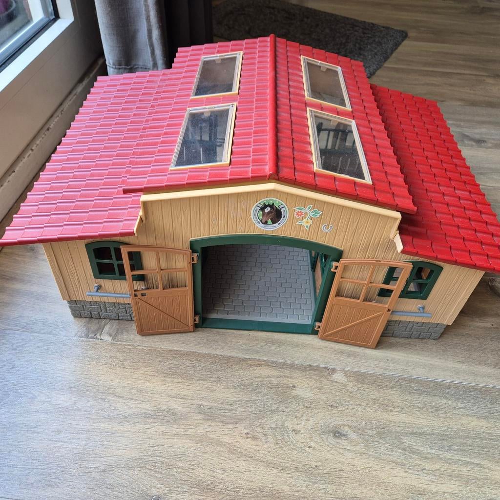 Schleich stal, Ophalen of Verzenden, Gebruikt