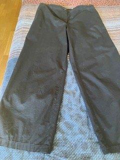 katoenen broek  massimo dutti, maat 44, Verzenden, Zwart, Maat 42/44 (L), Nieuw