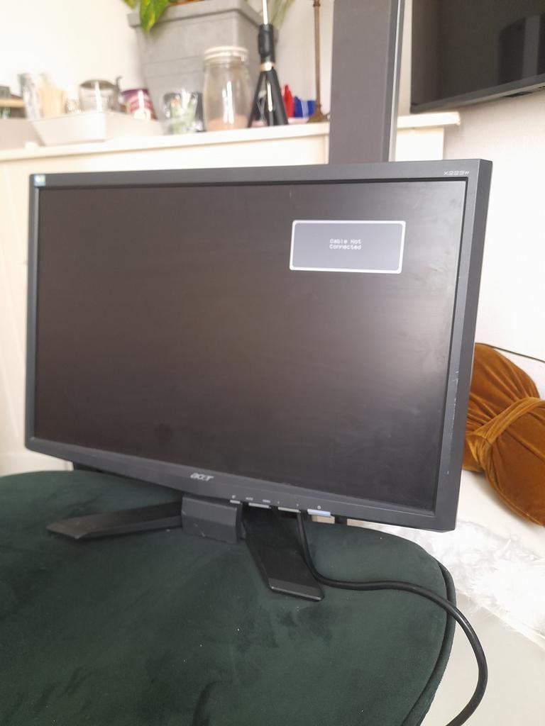 Acer monitor 55 cm, Computers en Software, Monitoren, Ophalen, Gebruikt, Acer., Full HD