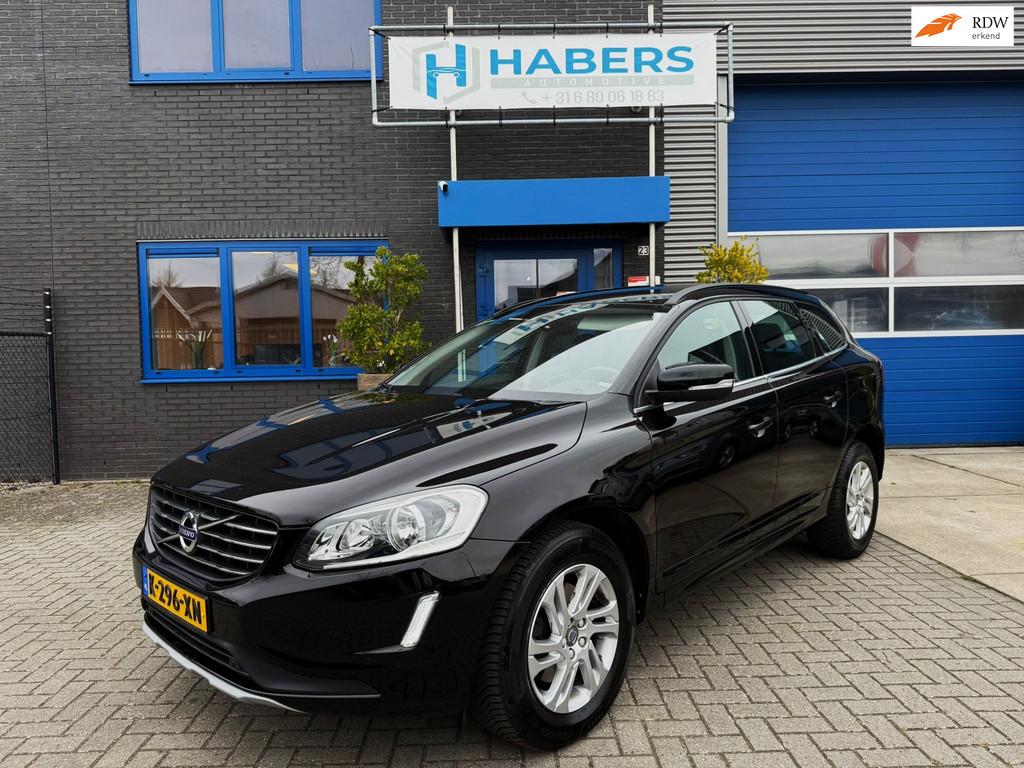 Volvo XC60 2.0 D4 FWD R-Design 190PK|FaceLift|Navigatie|Vol, Auto's, 1969 cc, Zwart, Leder, Bedrijf