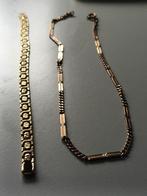 KETTING EN ARMBAND, Ophalen of Verzenden, Zo goed als nieuw, Goud, Overige materialen