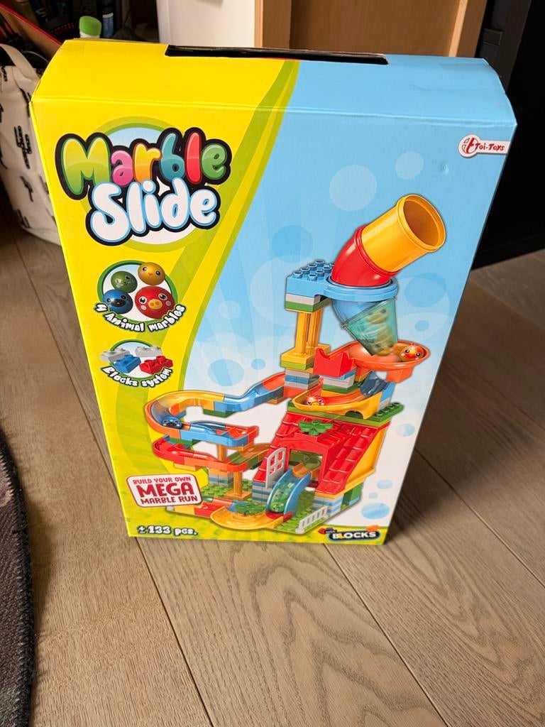 Knikkerbaan compleet - Marble Slide, te combineren met Duplo, Ophalen of Verzenden, Zo goed als nieuw, Overige merken