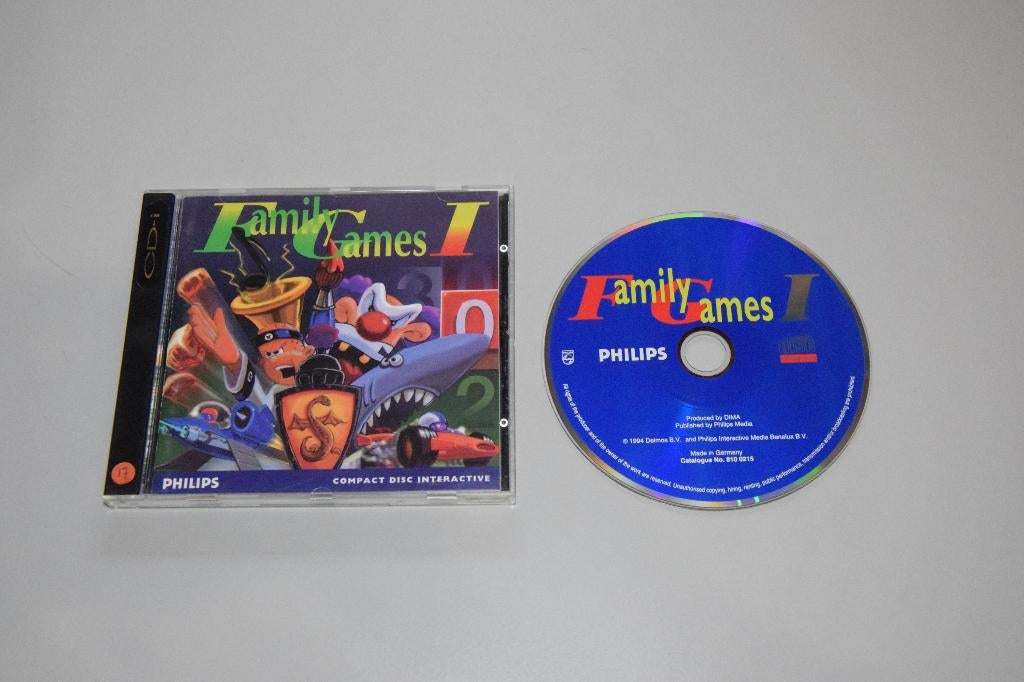 Philips CDi / CD-i : Family Games I (1), Spelcomputers en Games, Gebruikt, Overige genres, 1 speler, Ophalen of Verzenden