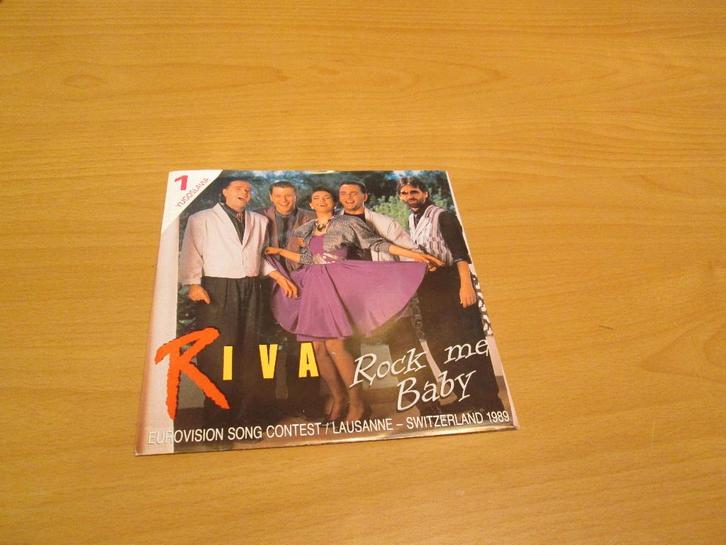 Riva - Rock Me Baby / Rock Me Baby (english Version), Cd's en Dvd's, Vinyl Singles, Gebruikt, Pop, Ophalen of Verzenden
